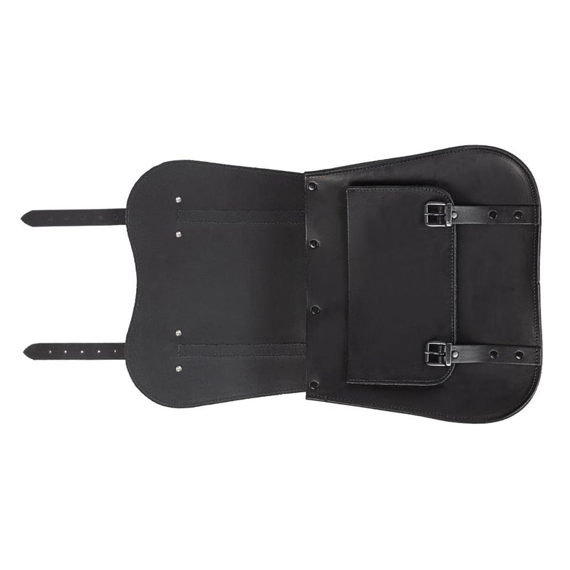 Ledrie Throw Over 30L Leather Motorcycle Postman Bag Set  - Customhoj