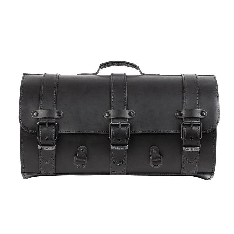 Ledrie Universal Leather Motorcycle Suitcase  - Customhoj