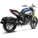 Leo Vince LV-10 Slip-On Muffler for CF Moto 21-23 700 CL-X Heritage / Sport (Black stainless steel muffler) (ECE-approved) (15256B)