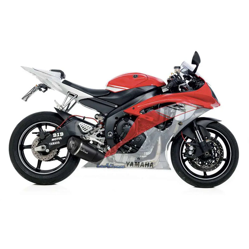 LeoVince Factory S Exhaust System for Yamaha 06-21 YZF-R6 (Stainless steel muffler) (Race only) (8483SNU)  - Customhoj
