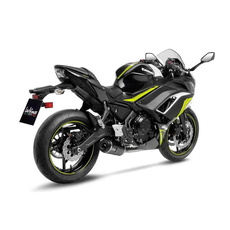 LeoVince LV One Evo Exhaust System for Kawasaki 21-25 Ninja 650 (Black stainless steel muffler) (ECE-approved) (14379EBKN)  - Customhoj