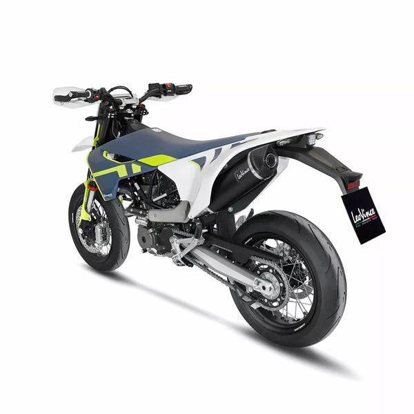 LeoVince Nero Exhaust System for Husqvarna 17-24 701 Enduro / Supermoto (Black stainless steel muffler) (ECE-approved) (14075K)  - Customhoj