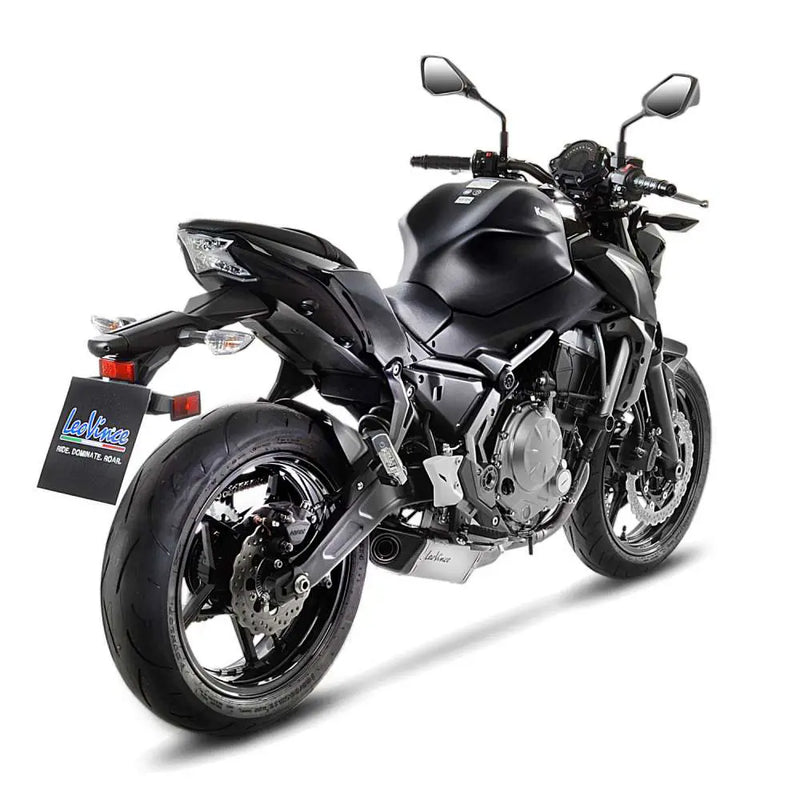 LeoVince Underbody Evo II Exhaust System for Kawasaki 17-19 Z 650 (Stainless steel muffler) (ECE-approved) (14170K)  - Customhoj
