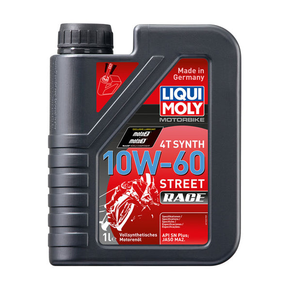 Liqui Moly Motor Oil Synthetic 4T 10W-60 Street Race 1L