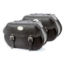 Longride Model 145 Click-On 38L Motorcycle Saddlebag Set Genuine leather  - Customhoj