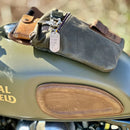 Longride Small Heritage Waxed Motorcycle Tank Bag  - Customhoj