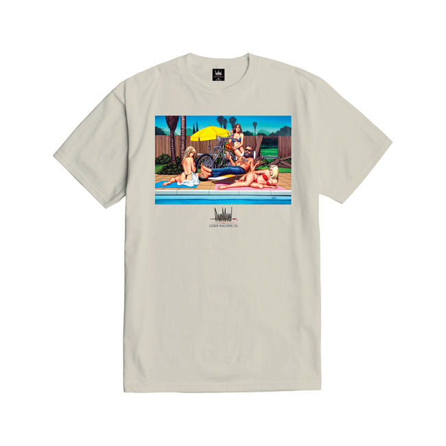 Loser Machine DM Poolside T-Shirt Cream / S