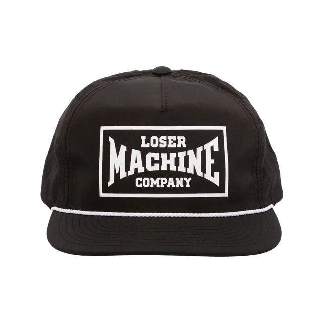 Loser Machine Too Hard Hat Cap Black  - Customhoj