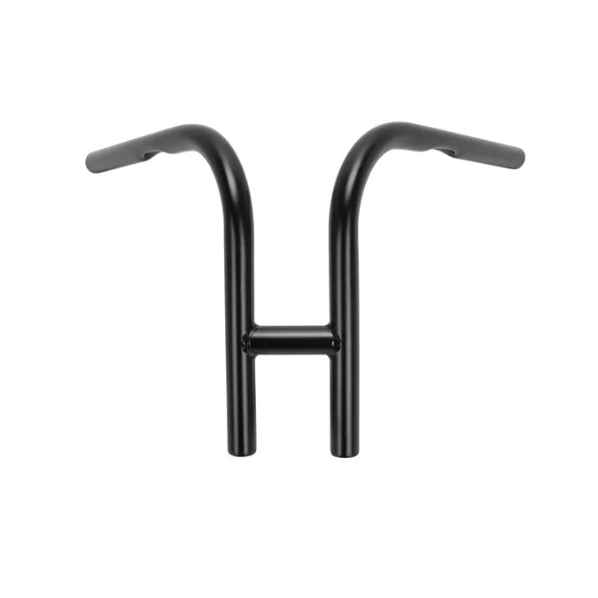 Lowbrow Customs Narrow Rabbit Ears Motorcycle Handlebars Black / With dimples (for Harley controls)