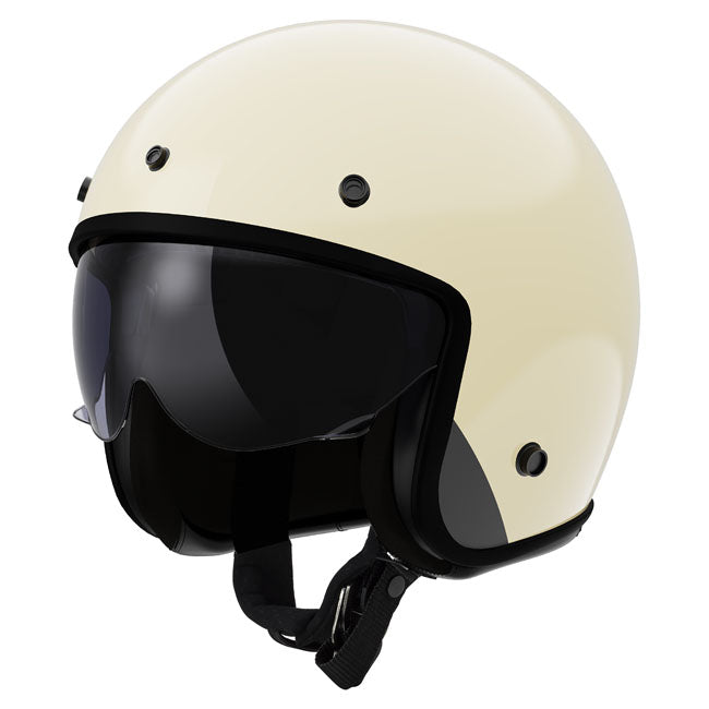 LS2 Bob II Open Motorcycle Helmet Cream / XS (53-54cm)  - Customhoj