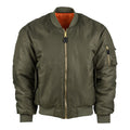 MA-1 Bomber Flight Jacket Dark Green / S  - Customhoj