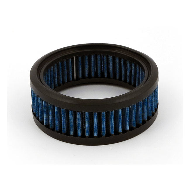 MCS Blue Lightning Air Filter Element for S&S Most 7" round air cleaners and genuine B&D air cleaners (excl. steel housings)