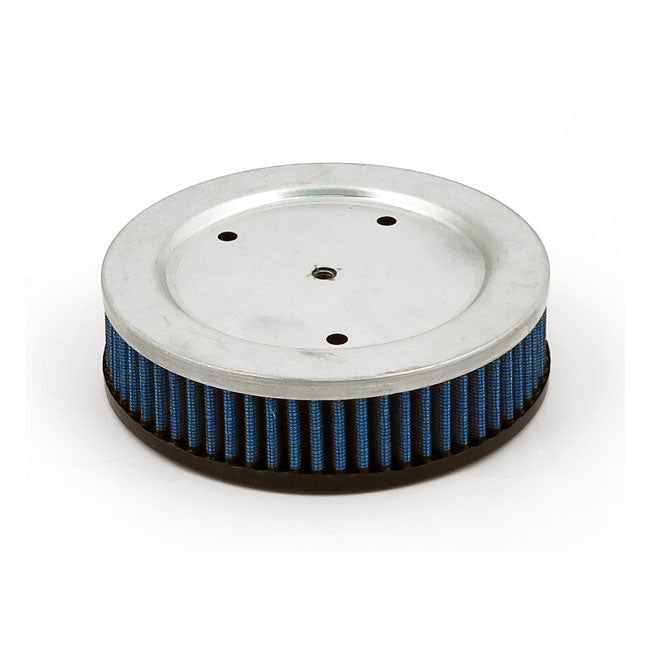 MCS Blue Lightning Air Filter Element for Screamin' Eagle Evolution Big Twin with 8" round SE air cleaner (Repl. 29055-89)