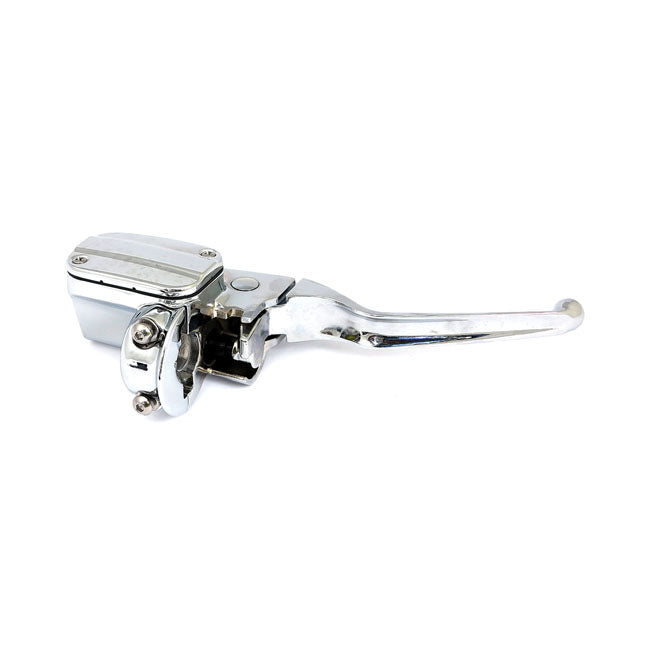 MCS Brake Lever Assembly 08-17 Touring with dual disc (15mm bore) / Chrome OEM Style Handlebar Master Cylinder Assembly for Harley Customhoj