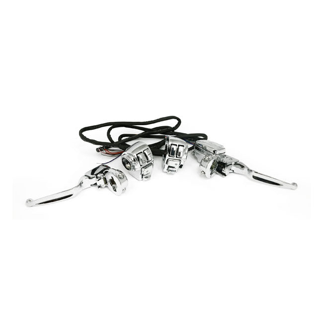 MCS Control Kit 08-13 Touring with Radio OEM Style Handlebar Control Kit with Switches for Harley Customhoj