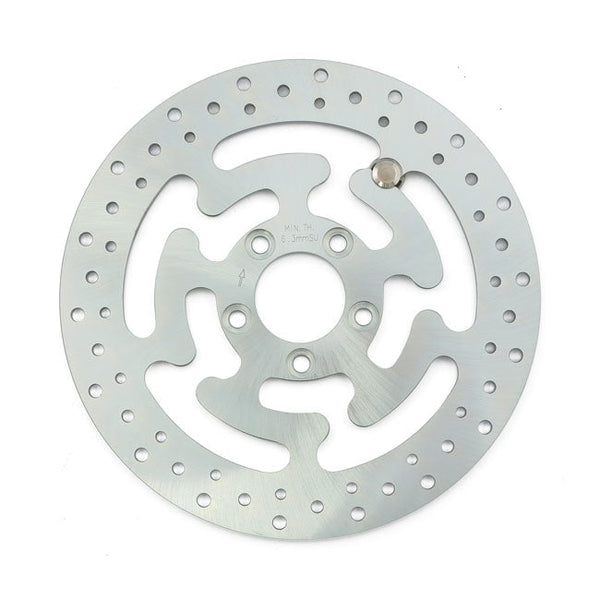 MCS OEM Late Style Rear Brake Disc for Harley 08-23 Touring (11.8") / Drilled steel