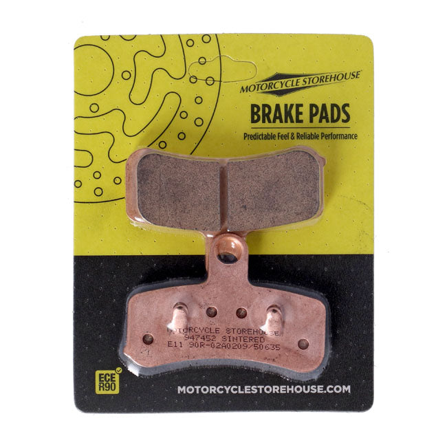 MCS Sintered Brake Pads Front for Harley 08-14 Softail (excl. Springers) (Replaces OEM: 44082-08)
