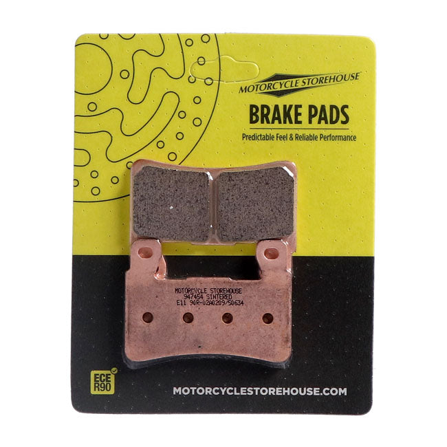 MCS Sintered Brake Pads Front for Harley 15-23 Softail (Replaces OEM: 41300102)