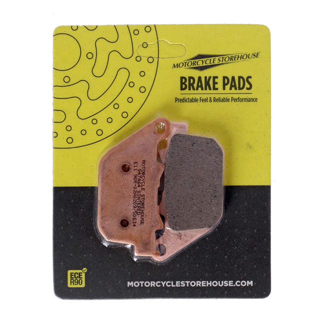 MCS Sintered Brake Pads Rear for Harley 04-13 XL Sportster (Replaces OEM: 42029-07)