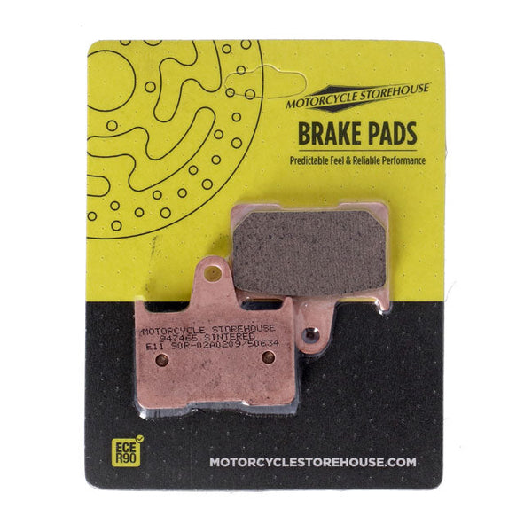 MCS Sintered Brake Pads Rear for Harley 14-22 XL Sportster (Replaces OEM: 41300053)