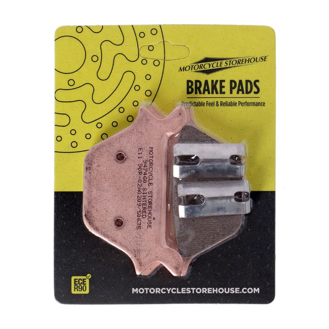 MCS Sintered Brake Pads Rear for Harley L87-99 Big Twin (excl. FLT Touring) (Replaces OEM: 44209-87C)