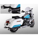 Miller Arlington Euro 4 Slip-On Mufflers for Harley 17-20 Touring (107" engine) / Matte Black / Tapered Polished  - Customhoj