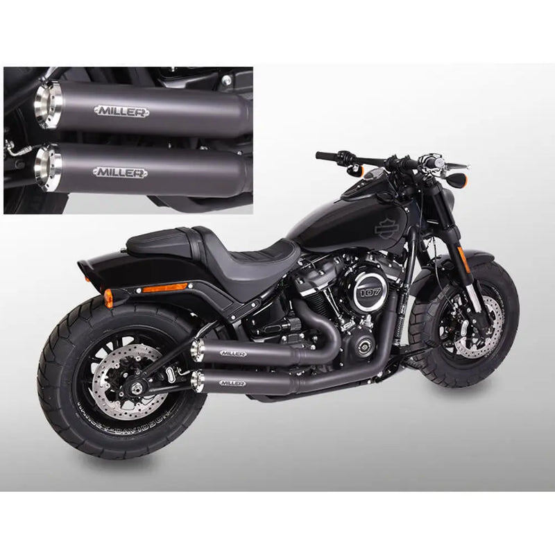 Miller Bronco Euro 4 Exhaust System for Harley  - Customhoj