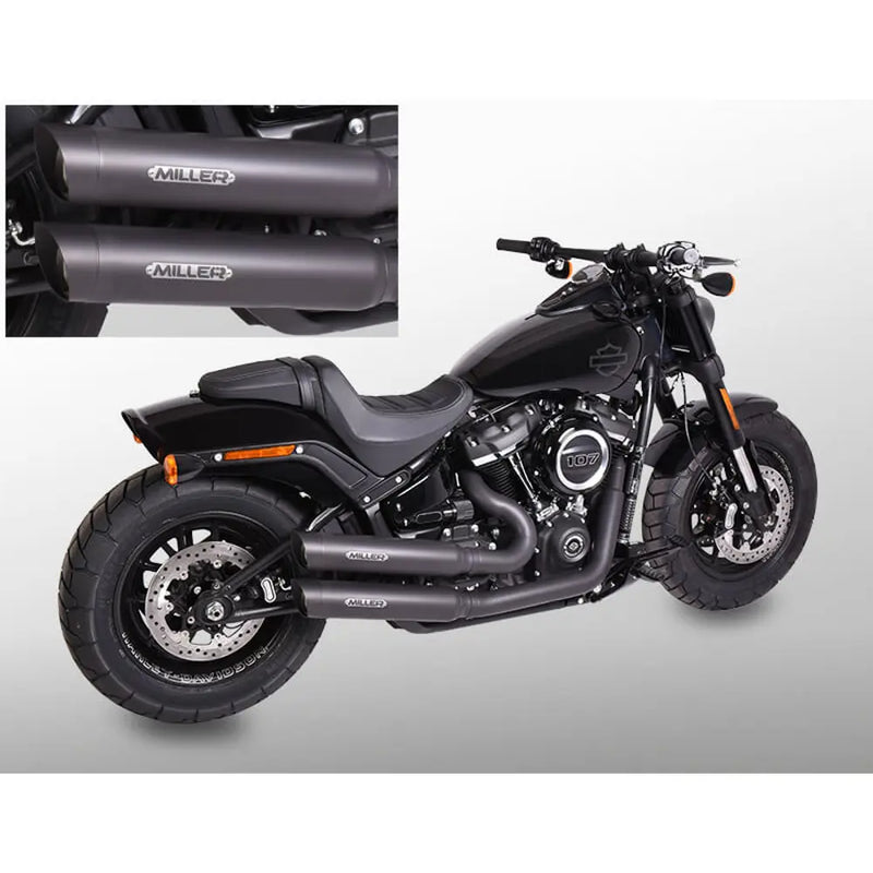 Miller Bronco Euro 4 Exhaust System for Harley  - Customhoj