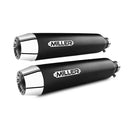 Miller El Dorado Euro 3 Exhaust System for Suzuki 06-16 VZR M 1800 R / M109R / Matte Black / Tapered Polished  - Customhoj