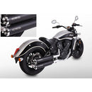 Miller Yuma Euro 3/4/5 Slip-On Mufflers for Indian  - Customhoj