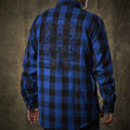 Moe's Hills Bobbers Flannel Shirt Blue/Black / S