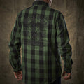 Moe's Hills Bobbers Flannel Shirt Green/Black / S