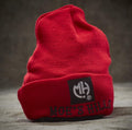 Moe's Hills Bobbers Roll-Up Beanie Red