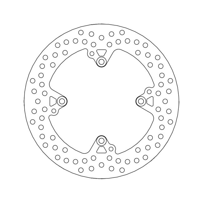 Moto-Master Brake Disc Ducati 848 / Evo / Corse / SE / Streetfighter 08-15 Moto-Master Halo Rear Brake Disc for Ducati Customhoj