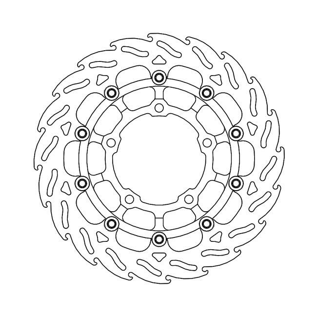 Moto-Master Brake Disc Honda CB 650 R 19-22 Moto-Master Flame Front Right Brake Disc for Honda Customhoj