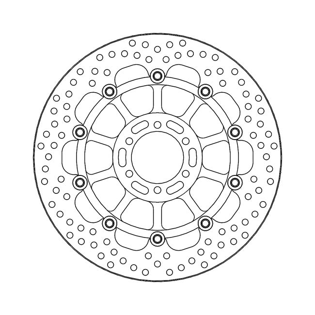 Moto-Master Brake Disc KTM 950 Supermoto 05-07 Moto-Master Halo Front Left Brake Disc for KTM Customhoj