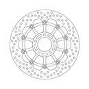 Moto-Master Brake Disc Suzuki Bandit 1200 (non-ABS) 95-05 Moto-Master Halo Front Left Brake Disc for Suzuki Customhoj