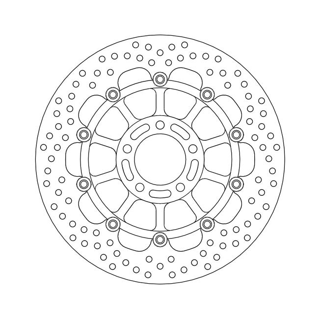 Moto-Master Brake Disc Suzuki Bandit 1200 (non-ABS) 95-05 Moto-Master Halo Front Right Brake Disc for Suzuki Customhoj