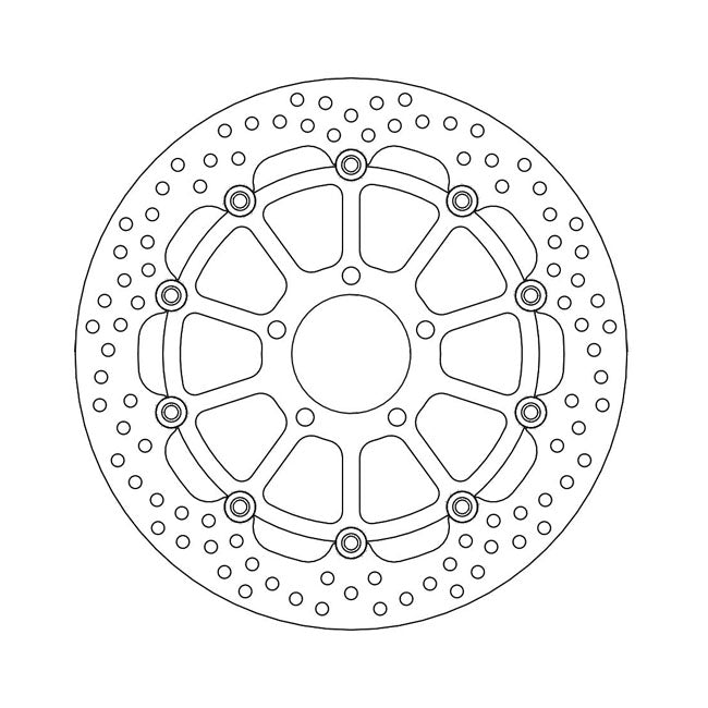 Moto-Master Brake Disc Suzuki GSX 1400 02-07 Moto-Master Halo Front Right Brake Disc for Suzuki Customhoj