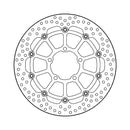 Moto-Master Brake Disc Triumph Rocket 3 2500 GT 20-22 Moto-Master Halo Front Left Brake Disc for Triumph Customhoj