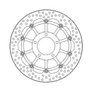 Moto-Master Brake Disc Triumph Speed Triple 1050 05-07 Moto-Master Halo Front Right Brake Disc for Triumph Customhoj