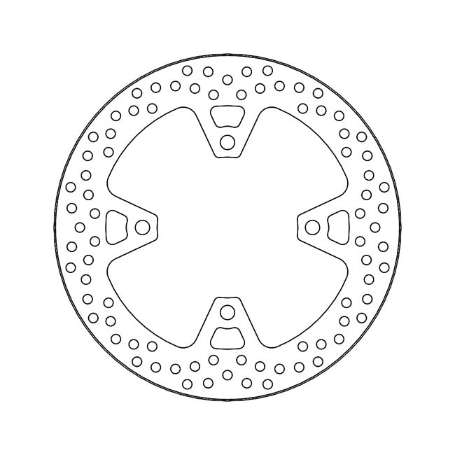 Moto-Master Brake Disc Triumph Tiger 850 Sport 21-22 Moto-Master Halo Rear Brake Disc for Triumph Customhoj