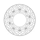 Moto-Master Brake Disc Yamaha BT 1100 Bulldog 02-06 Moto-Master Halo Front Left Brake Disc for Yamaha Customhoj