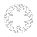 Moto-Master Brake Disc Yamaha FJ 1100 84-87 Moto-Master Flame Rear Brake Disc for Yamaha Customhoj