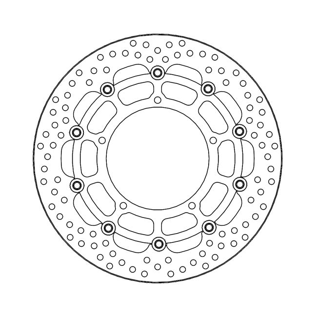 Moto-Master Brake Disc Yamaha FZ1-N 1000 Fazer 06-15 Moto-Master Halo Front Left Brake Disc for Yamaha Customhoj