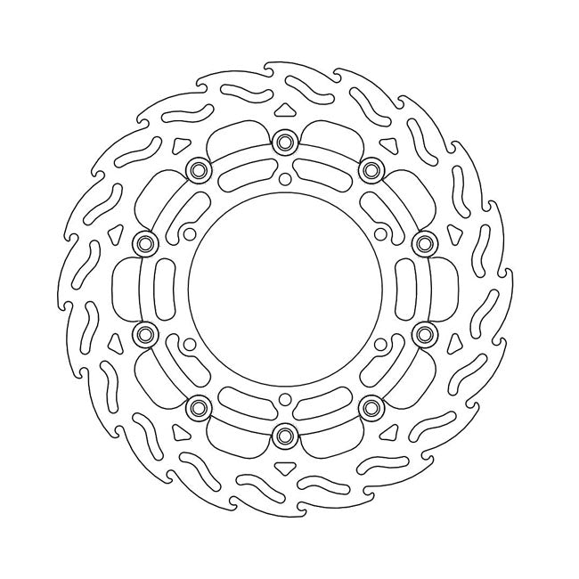 Moto-Master Brake Disc Yamaha MT-01 1670 07-11 Moto-Master Flame Front Right Brake Disc for Yamaha Customhoj