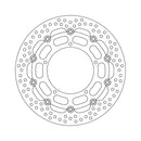 Moto-Master Brake Disc Yamaha YZF R1 1000 09-14 Moto-Master Halo Front Left Brake Disc for Yamaha Customhoj