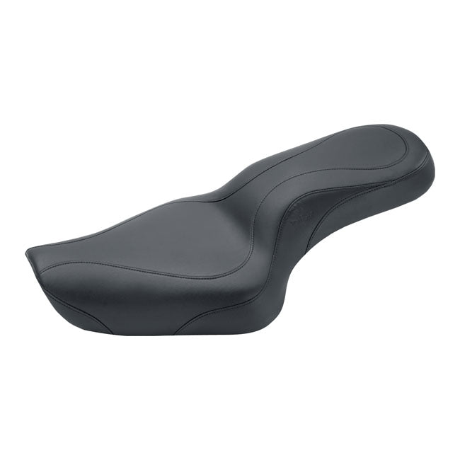 Mustang DayTripper 2-Up Seat for Harley 04-22 XL Sportster with 7.9 / 12.5 liter tank / Plain  - Customhoj