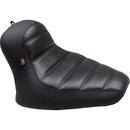 Mustang Runaround Solo Seat for Indian 22-25 Chief / Black / Tuck n Roll  - Customhoj