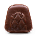 Mustang Touring Sissy Bar Pad for Harley 11-17 Softail Slim / Blackline / Diamond / Distressed Brown / 23 x 20,5 cm (9" x 8")  - Customhoj